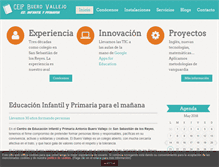 Tablet Screenshot of colegiobuerovallejo.com